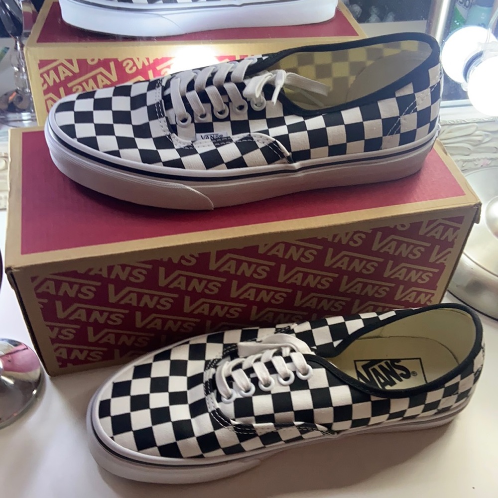 Checkered Vans